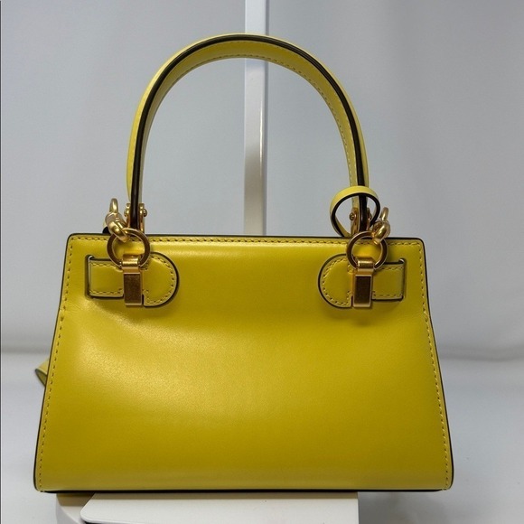 Tory Burch Lee Radziwill Petite Bag in Lemon Drop - Picture 9 of 13